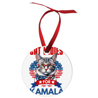 Cat Ladies For Kamala 2024 Ornament | Artistshot