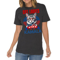 Cat Ladies For Kamala 2024 Vintage T-shirt | Artistshot