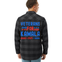 Veterans For Kamala Flannel Shirt | Artistshot