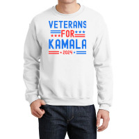 Veterans For Kamala Crewneck Sweatshirt | Artistshot