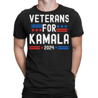 Veterans For Kamala 2024 T-shirt | Artistshot