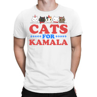 Cats For Kamala T-shirt | Artistshot