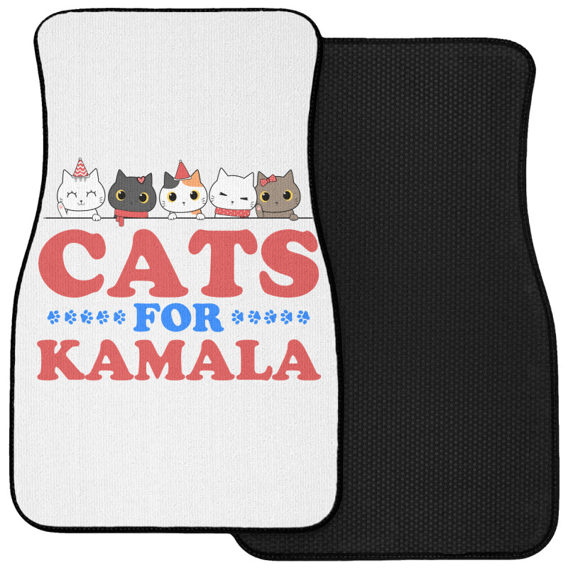 Cats For Kamala Front Car Mat | Artistshot