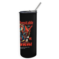 Samurai - Death Is Inevitable Skinny Tumbler | Artistshot