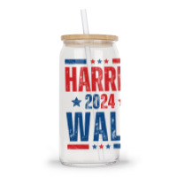 Kamala Harris 2024 Walz Glass Tumbler | Artistshot