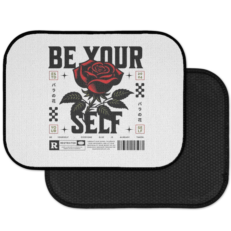 Be Your Self Rear Car Mat | Artistshot