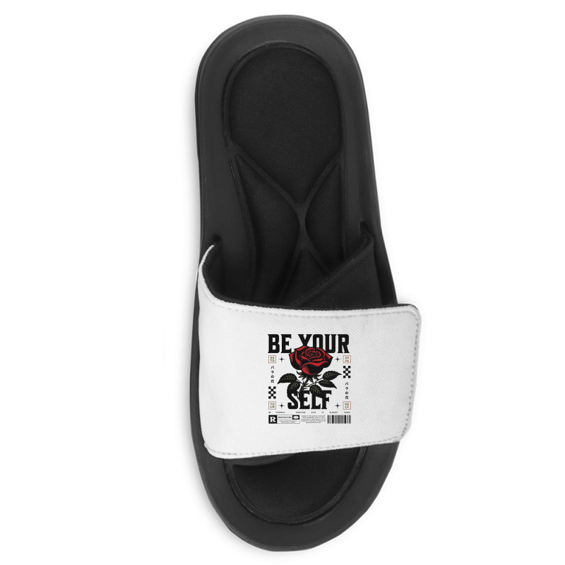 Be Your Self Slide Sandal | Artistshot