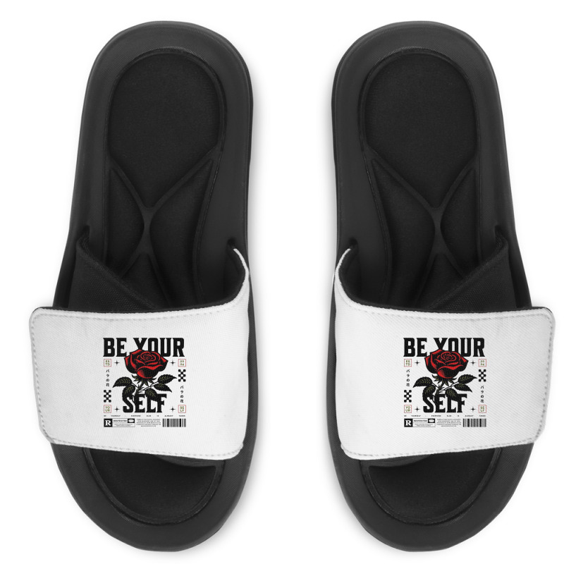 Be Your Self Slide Sandal | Artistshot