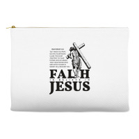 Faith Is Believe In Jesus Accessory Pouches | Artistshot