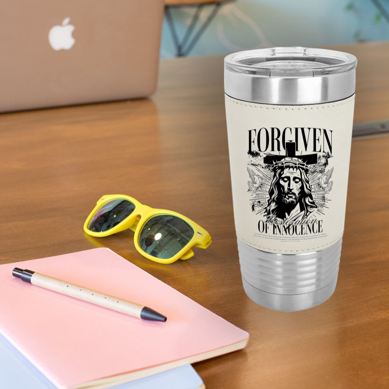 Forgiven Leatherette Tumbler | Artistshot