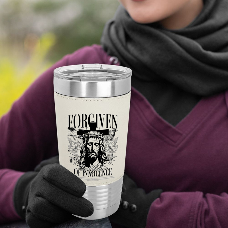 Forgiven Leatherette Tumbler | Artistshot