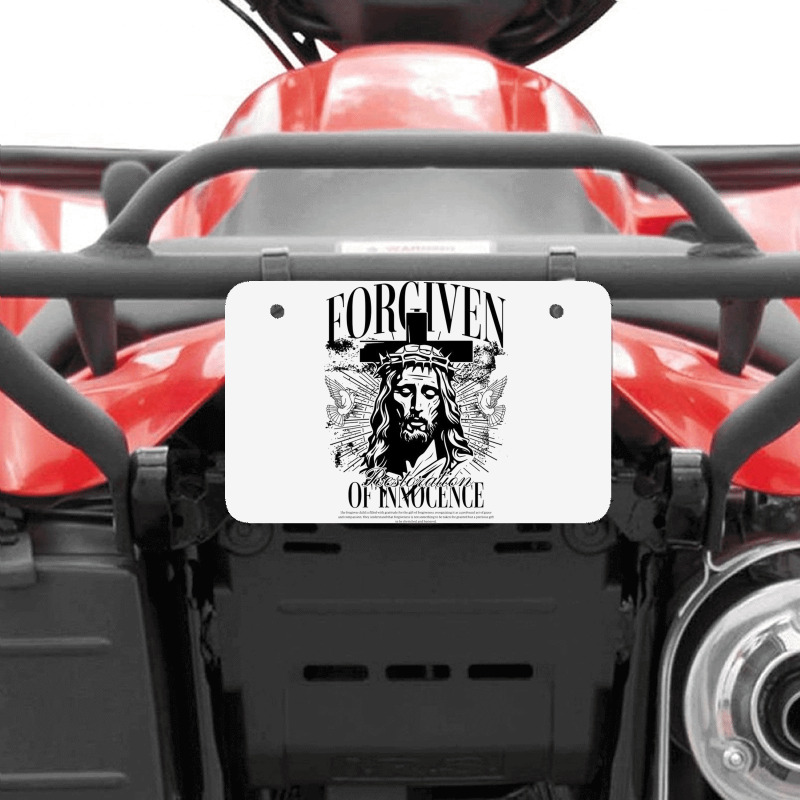 Forgiven Atv License Plate | Artistshot