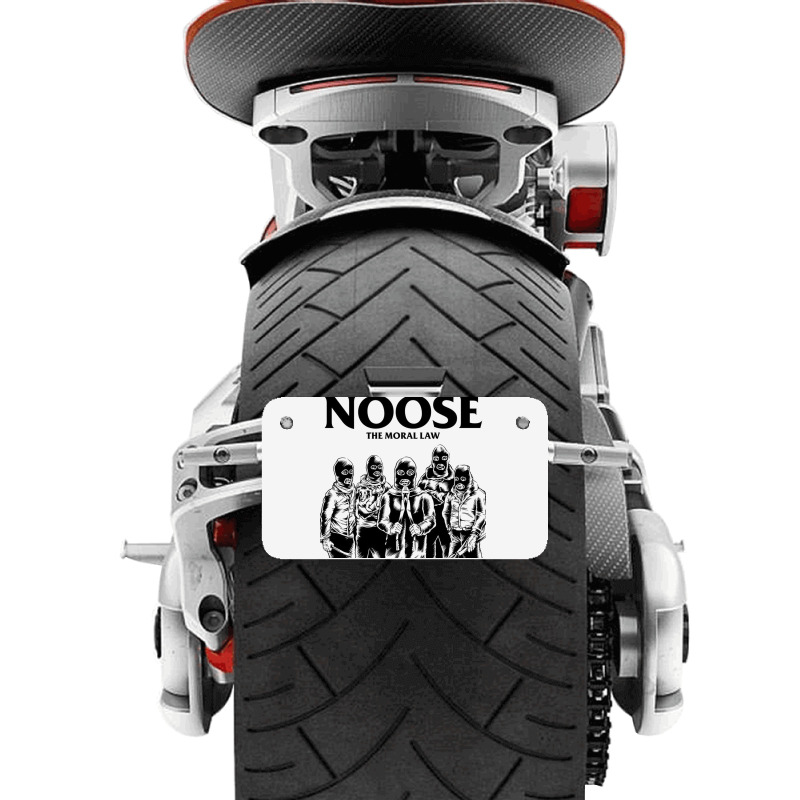 Noose The Moral Law Motorcycle License Plate | Artistshot