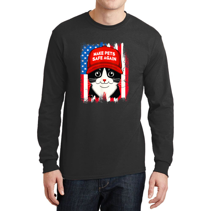 Make Pets Safe Again Democratic Republican Long Sleeve Shirts | Artistshot