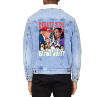 Vote Kamala Harris Lady President Election 2024 Unisex Sherpa-lined Denim Jacket | Artistshot