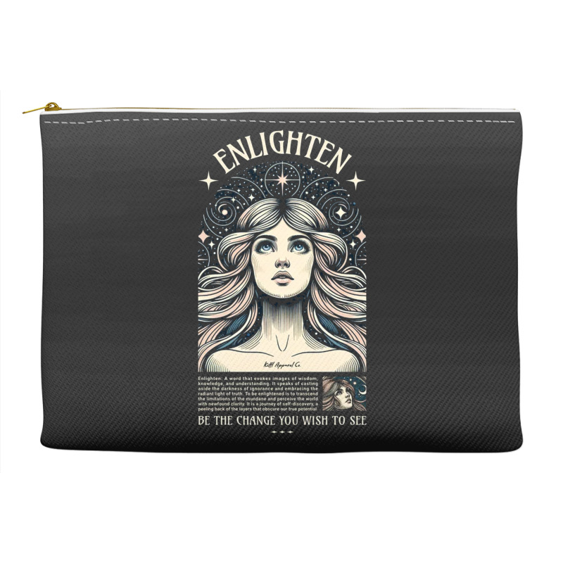 Be The Change You Wish To See Accessory Pouches | Artistshot