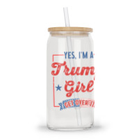 Yes I Am A Trump Girl 2 Glass Tumbler | Artistshot