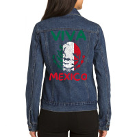 Viva Mexico Ladies Denim Jacket | Artistshot