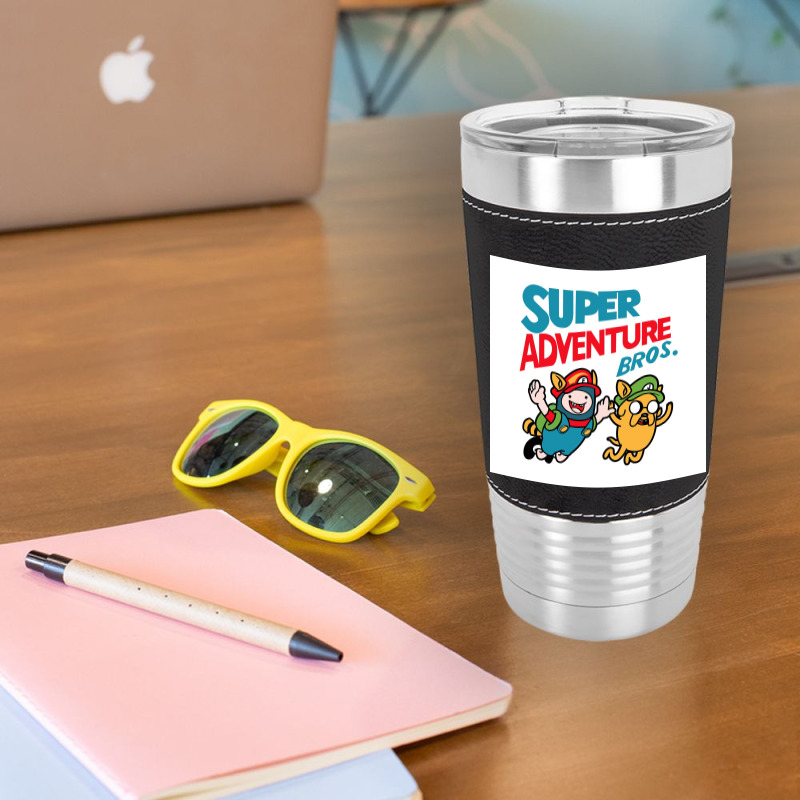 Super Adventure Bros Leatherette Tumbler | Artistshot