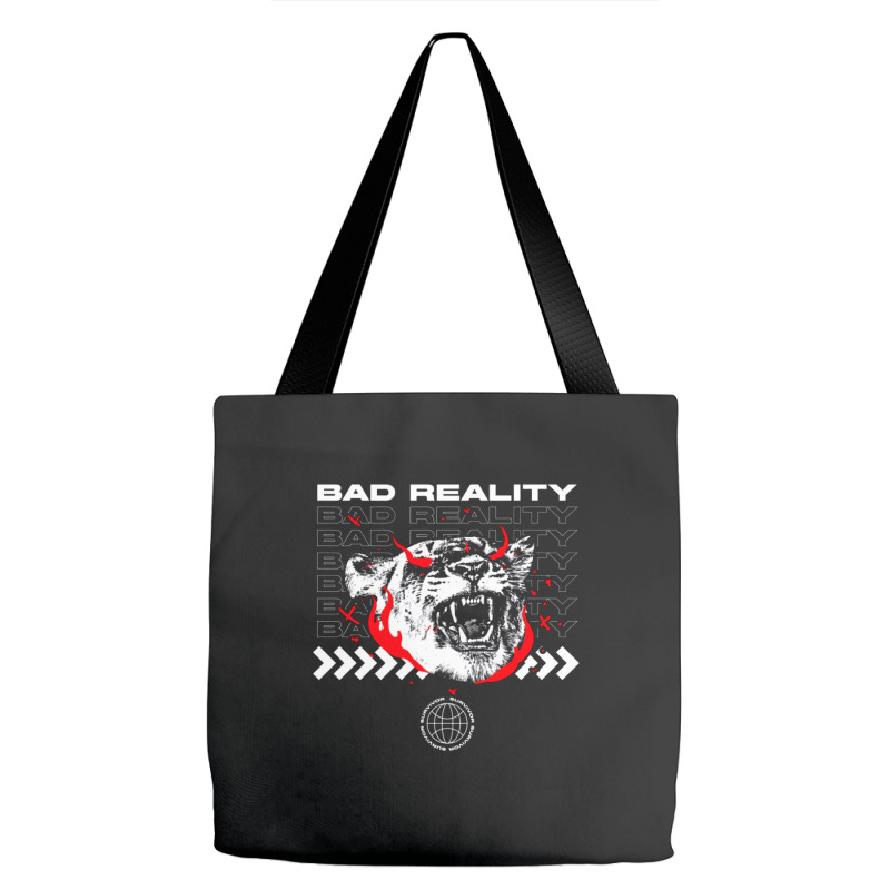 Bad Reality Tote Bags | Artistshot