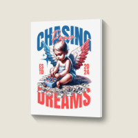 Chasing Paper Dreams Portrait Canvas Print | Artistshot