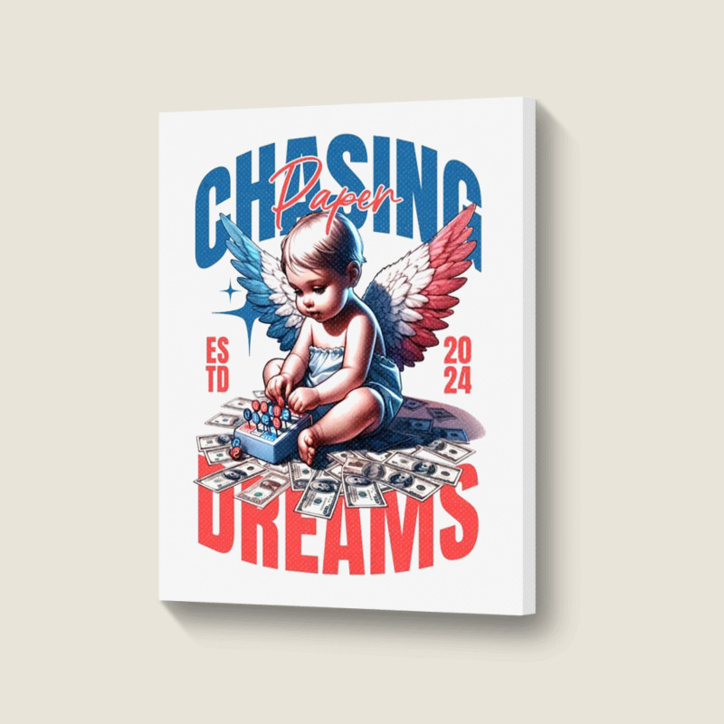 Chasing Paper Dreams Portrait Canvas Print | Artistshot