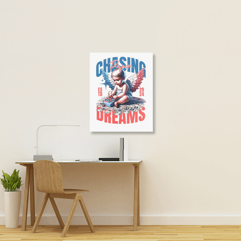 Chasing Paper Dreams Portrait Canvas Print | Artistshot