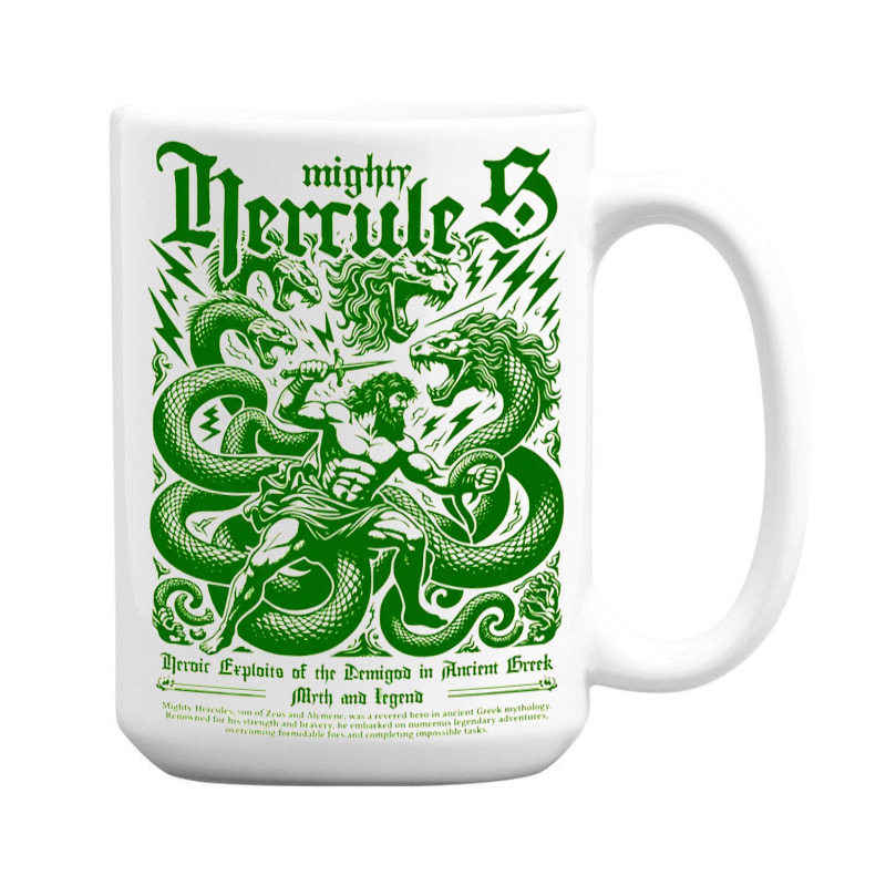 Mighty Hercules 15 Oz Coffee Mug | Artistshot