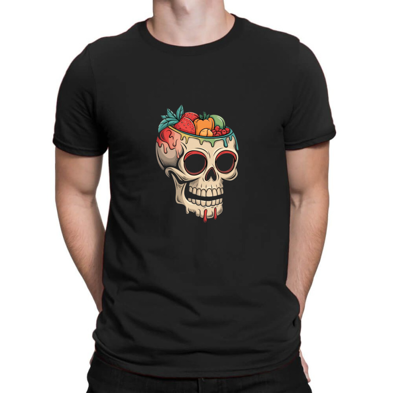 Colorful Melting Skull Halloween T-shirt | Artistshot