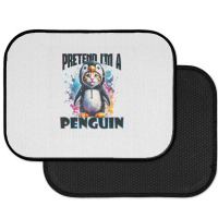 Funny Penguin Rear Car Mat | Artistshot