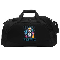 Funny Penguin Active Duffel | Artistshot