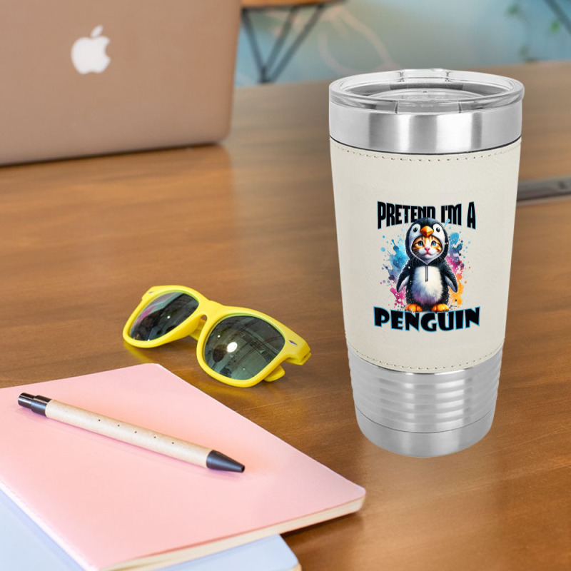 Funny Penguin Leatherette Tumbler | Artistshot