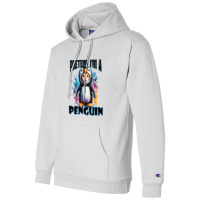 Funny Penguin Champion Hoodie | Artistshot