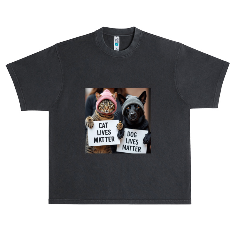 Cat Lives Matter Dog Lives Matter Trump 2024 Cats Urban Heavy T-shirt | Artistshot