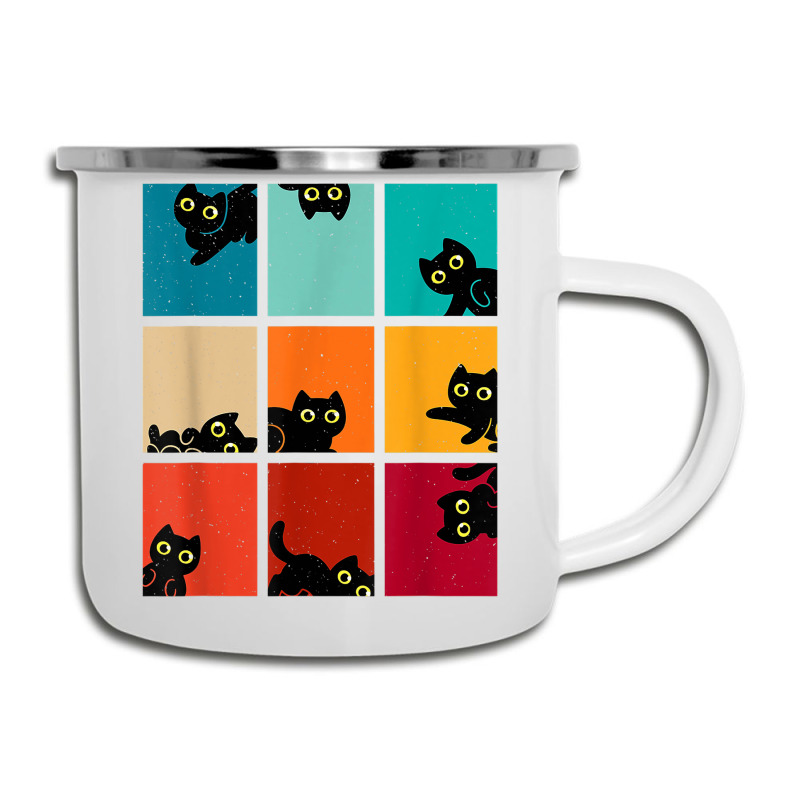 Funny Cat Kitten Meme Vintage Sunset Camper Cup | Artistshot