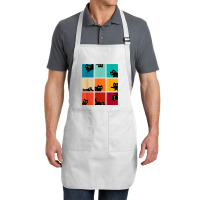 Funny Cat Kitten Meme Vintage Sunset Full-length Apron | Artistshot