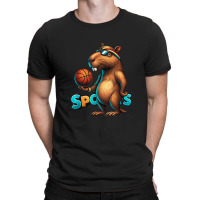 Capybara Basketball Animal T-shirt | Artistshot