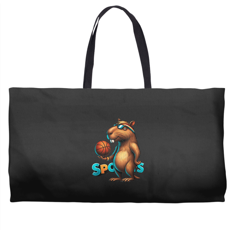 Capybara Basketball Animal Weekender Totes | Artistshot