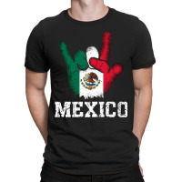 Hand Print Of Mexican Flag T-shirt | Artistshot