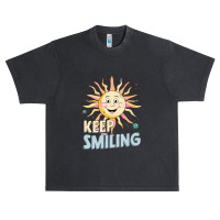 Keep Smiling Urban Heavy T-shirt | Artistshot