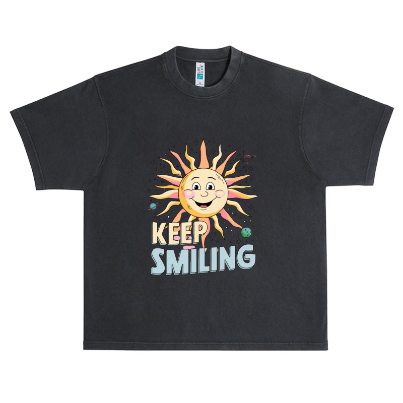 Keep Smiling Urban Heavy T-shirt | Artistshot