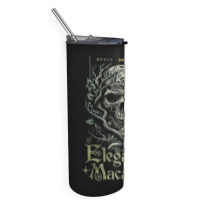 Gothic Plant Skull Skinny Tumbler | Artistshot