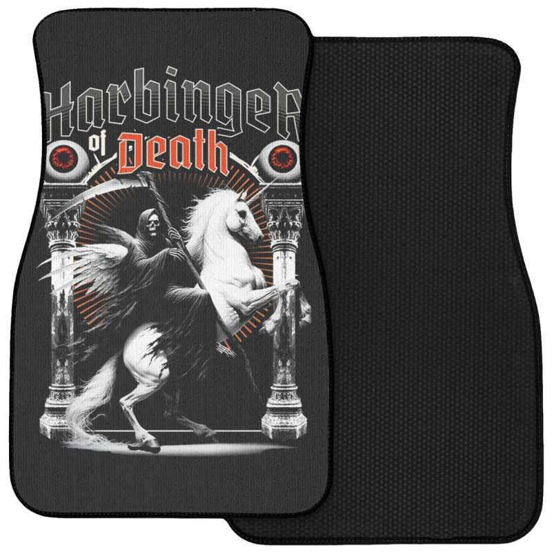 Harbinger Of Death Front Car Mat | Artistshot