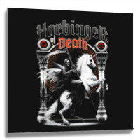 Harbinger Of Death Metal Print Square | Artistshot