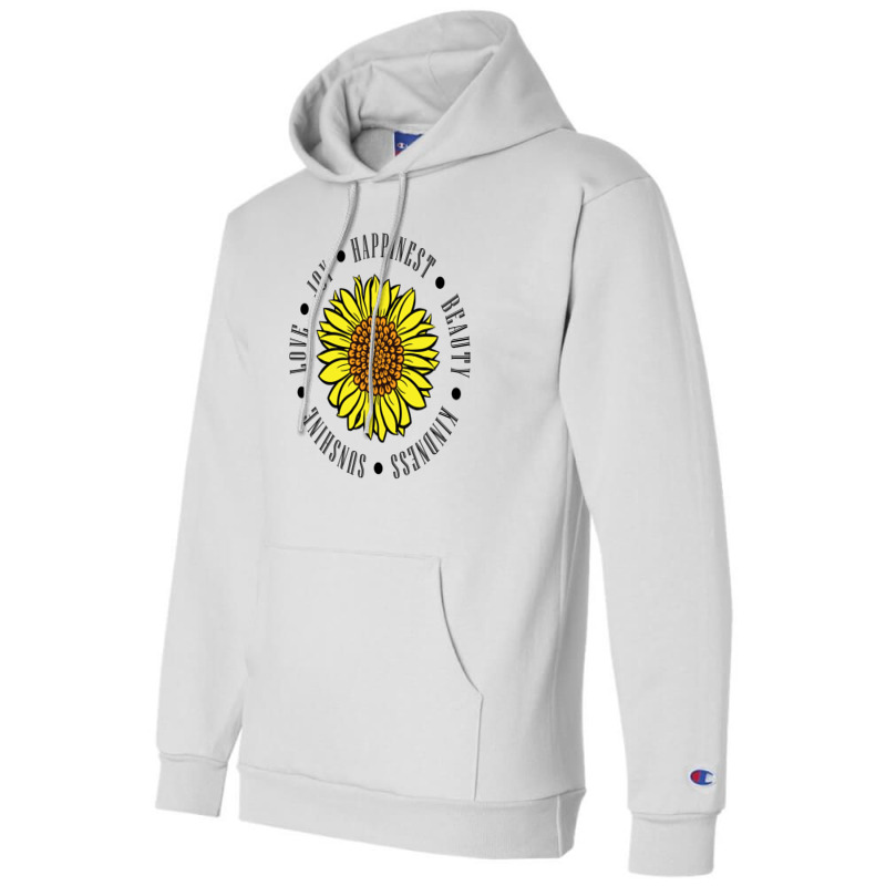 Sunflower Quotes Champion Hoodie | Artistshot