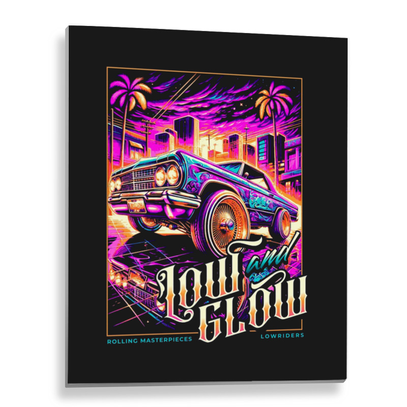 Low And Glow Metal Print Vertical | Artistshot