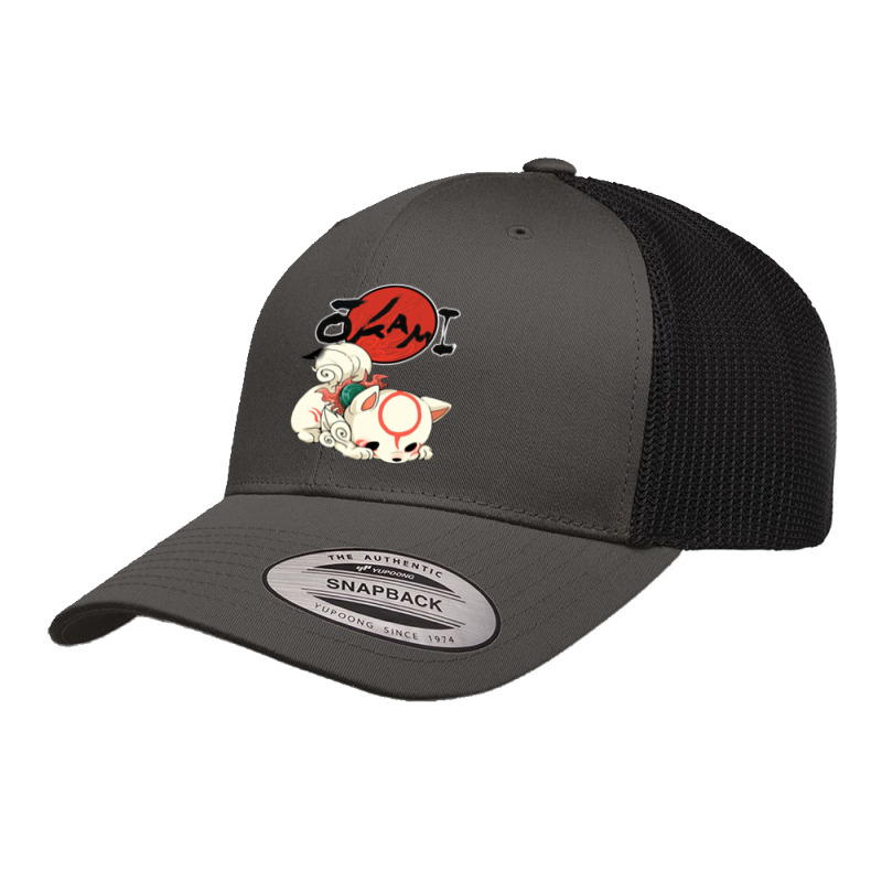 Okami Amaterasu Chibi Essential Retro Trucker Cap | Artistshot