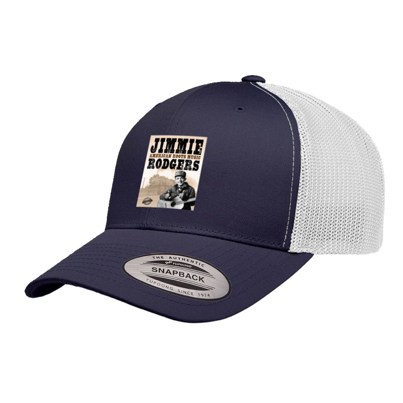 Jimmie Rodgers - American Roots Retro Trucker Cap by cm-arts | Artistshot