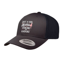 Just A Girl Who Loves Dancing And Karaoke Gift Women Retro Trucker Cap | Artistshot