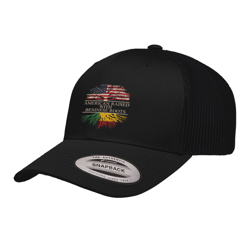 American Raised With Beninese Roots Retro Trucker Cap by RichardLopez | Artistshot